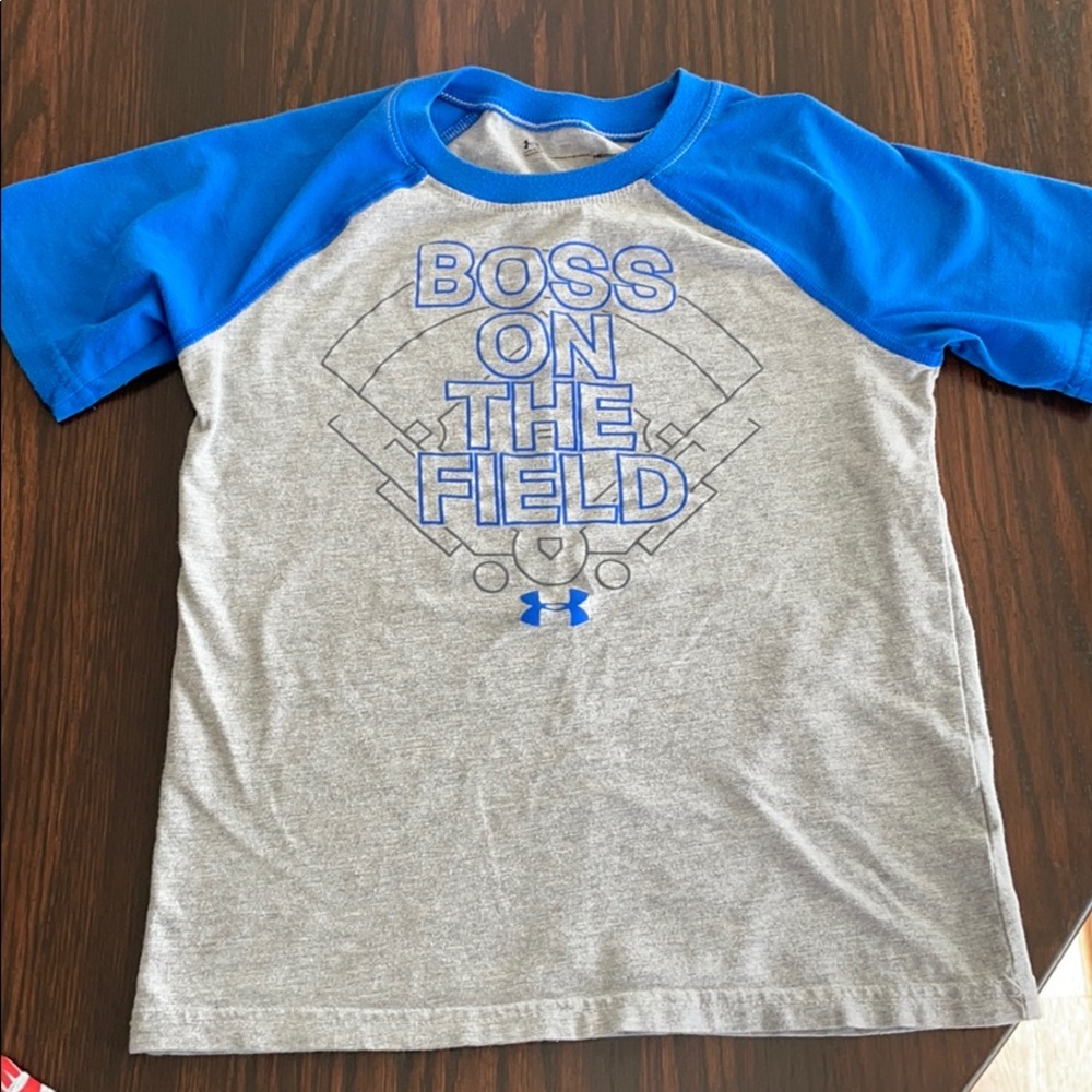 Under Armour heat gear baseball tee
